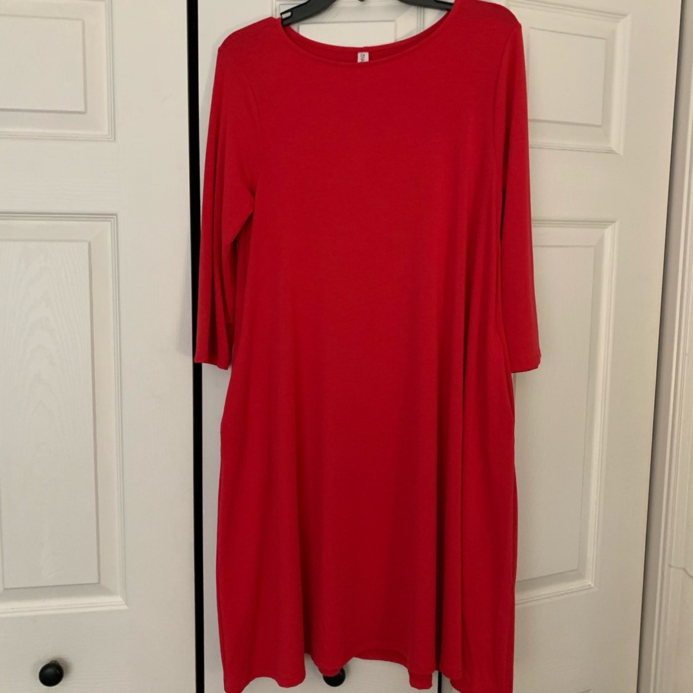 Red dress